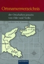 Ortsnamenverzeichnis d. Ortschaften jenseits von Oder und Nei�e
